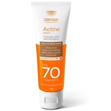 Protetor Solar Actine Darrow Pele Morena Mais Fps 70 40g