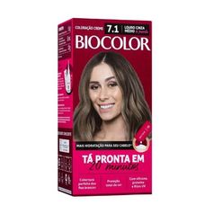 Mini Kit Biocolor Coloracao 7.1 Louro Cinza Medio