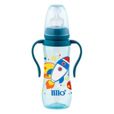 Mamadeira Lillo Sonho Bico de Silicone Ortodôntico +6 Meses Azul 240ml