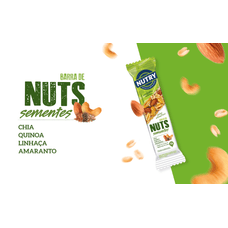 Barra Bradal Nutri Sementes e Amendoim Nuts 30g