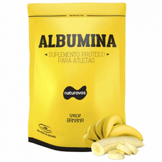 Albumina Naturovos Sabor Banana 500g