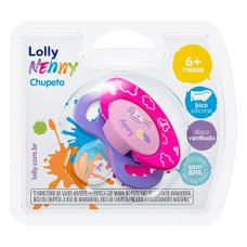 Chupeta Lolly Viva Silicone Ortodôntico Feminino Tamanho 2