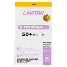 LAVITAN 50+ MULHER CPRV FR X 60 SF