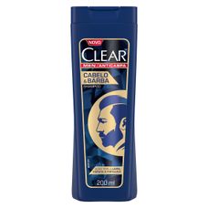 Shampoo Clear Men Para Cabelo E Barba 200ml
