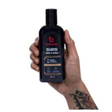 Shampoo Bozzano Barba Cabelo E Bigode 200ml