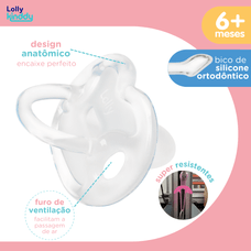 Chupeta Lolly Special Silicone Icone Ortodôntico Número 2