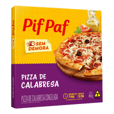 Pizza Pif Paf de Calabresa 460g
