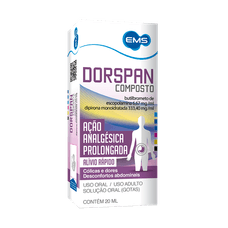 Dorspan Ems solução gotas 20ml