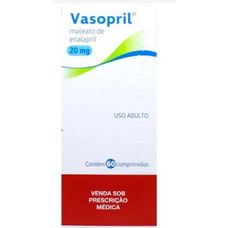 Vasopril Biolab 20mg com 60 comprimidos