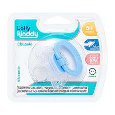 Chupeta Lolly Special Silicone Ortodôntico Tamanho 2 Azul