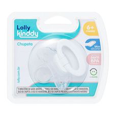 Chupeta Lolly Special Silicone Ortodôntico Tamanho 2 Branca Bl 5315