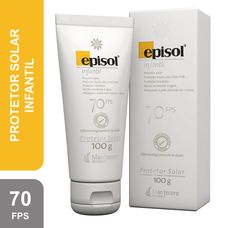 Protetor Solar Episol Infantil Fps 70 100g