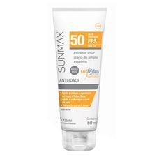 Protetor Solar Sunmax Anti-Idade Pele Normal E Seca Fps 50 60ml