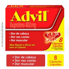 Advil 400mg 8 cápsulas