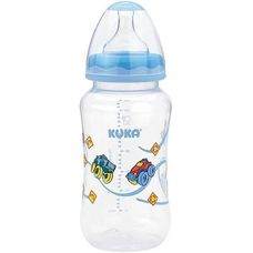 Mamadeira Kuka Natural Big Bico Reto Azul 330ml