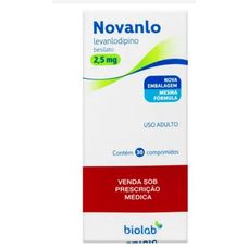 Novanlo Biolab 2,5mg com 60 comprimidos