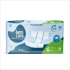 Fralda Geriatrica Bem Care Economica G 30 Unidades