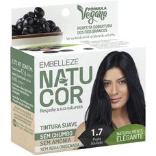 Tintura Natucor Embelleze 1.7 Preto Azulado