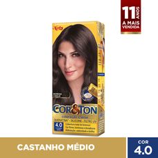 Tintura Cor & Ton 4.0 Castanho Médio 50g