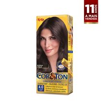 Tintura Cor & Ton 4.0 Castanho Médio 50g