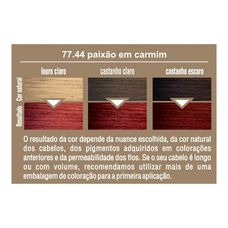 Tintura Beauty Color 77.44 Paixão em Carmim
