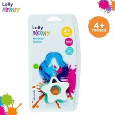 Mordedor Clean Infantil Lolly com Estrela Azul