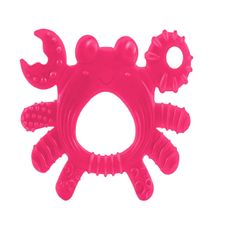 Mordedor Lillo Infantil de Caranguejo Rosa