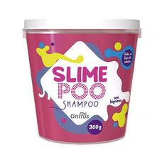 Shampoo Slime Poo Griffus Rosa Forma de Slime 300g
