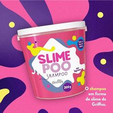 Shampoo Slime Poo Griffus Rosa Forma de Slime 300g
