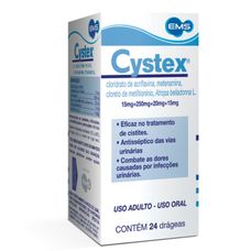 Cystex Ems frasco 24 drágeas