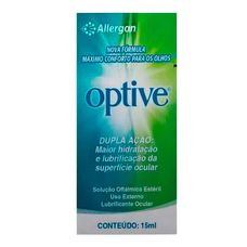 Optive Colírio Allergan solução Oftálmica Estéril 15ml