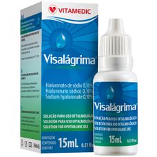 Visalágrima Vitamedic 0,10% solução Oftálmica 15ml