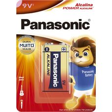 Bateria Alcalina 9 Volts Panasonic 6Lf22Xab/1B24