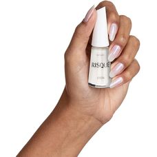 Esmalte Risqué Cintilante Cristal Hipoalergênico com 8ml