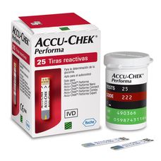 Tiras Accu-Chek Performa com 25 Unidades