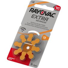 Pilha Rayovac Auditiva Tamanho 13 com 6 Unidades