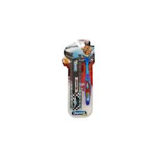 Escova Dental Dentil Kids Escola Carros com Borracha
