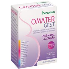 Omater Gest Herbarium Pré-Natal e Lactação Com 30 Cápsulas