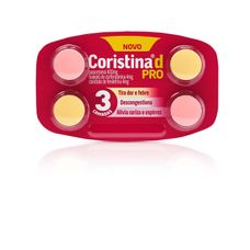 Coristina D Pro 4mg+ 400mg+ 4mg com 4 comprimidos