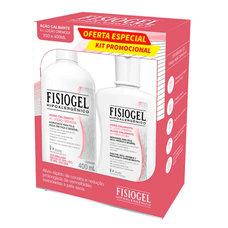 Kit Fisiogel AI Loção Cremosa Ação Calmante 400ml + 200ml