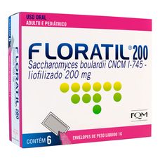 Floratil Fqm Pediátrico 200mg com 6 envelopes
