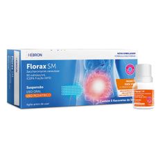 Florax Sm Hebron Sabor Framboesa com 5 Flaconetes de 5ml