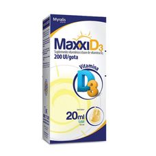 Maxxi D3 Myralis 200Ui/Gota frasco de 20ml