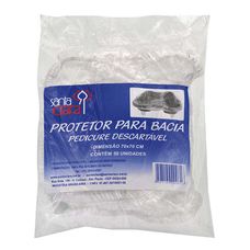 Protetor Para Bacia Santa Clara Pedicure Descartável com 50 Unidades