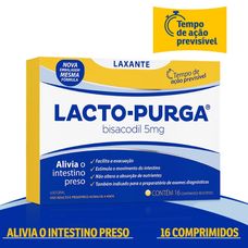 Lacto-Purga 5mg com 16 comprimidos