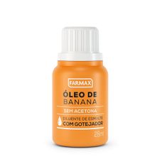 Óleo de Banana Farmax Diluente de Esmalte 28ml