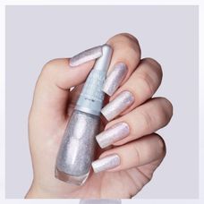 Esmalte Impala Viva Ame & Brilhe Glitter 3D Como Diamante 7,5ml