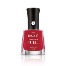 Esmalte Risqué Diamond Gel Vermelho Rubi 9,5ml