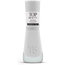 Esmalte Top Beauty Premium Cremoso Branco Paz 356 9ml