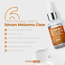 Sérum Dermachem Melasma Clear Efeito Clareador 30ml